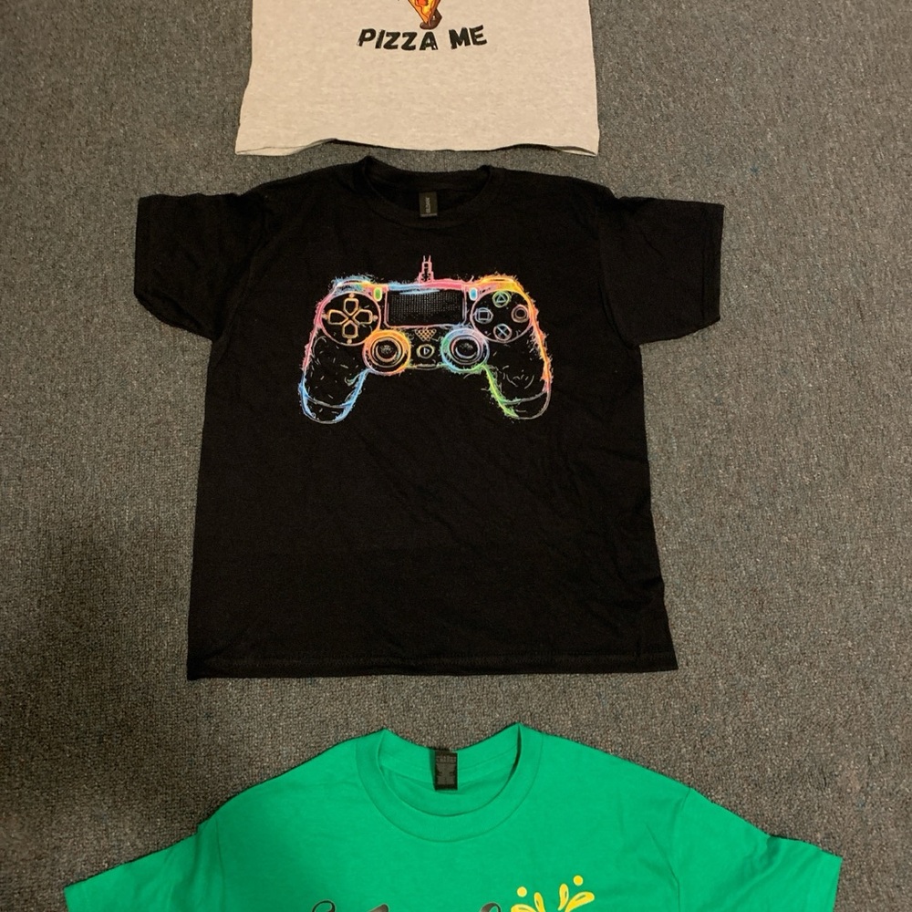 Graphic T-Shirt Bundle 🍕🎮🍋 NEON